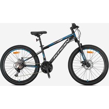 Kron Vortex 4.0 26 Jant Mtb - 14' - 21 Vites - V.b. - Mat Siyah-Gri/mavi-