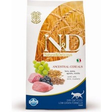 1001 Ancestral Grain Kedi Kuzu, Kılçıksız Buğday, Yulaf & Yaban Mersini Yetişkin 1.5 kg