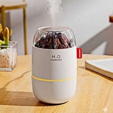 Marsilyan Ahşap Odun Ateşi TASARIMLI 280 ml Ultrasonik Hava Nemlendirici &amp;amp; Aroma Difüzör – So