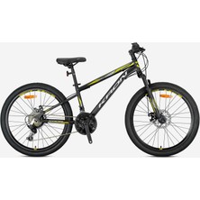 Kron Vortex 4.0 26 Jant Mtb - 14' - 21 Vites - V.b. - Mat Siyah-Gri/neon Sarı