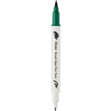 1001 Brush Sing Pen Twin Çift Taraflı Fırça Uçlu Kalem Yeşil