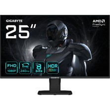 Kazan Hobi Gıgabyte Monitör 24,5" LED Düz GS25F2A Ss IPS/1MS/240HZ/FHD