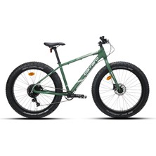Carraro Buffalo Apex 26 Jant Fatbıke 430H 11-V Hd Mat Koyu Yesıl-Beyaz-