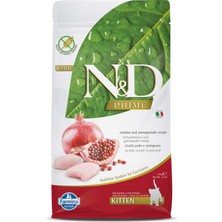 1001 N&d Prime Kuru Kedi Maması, Tahılsız, Tavuk ve Narlı, Yavru Kedi, 1.5 kg