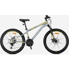 Kron Vortex 4.0 24 Jant Mtb - 13' - 21 Vites - V.b. - Nardo Gri-Gri/sarı