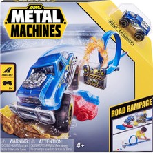 1001 Metal Machines S1 Kızgın Yol Oyun Seti 360° Loop, Güçlü Fırlatıcı ve 3 Adet Parçalanabilir