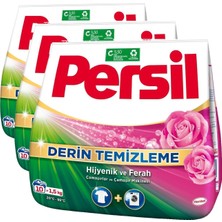 1001 Toz Çamaşır Deterjanı 1,5 kg 10 Yıkama Gülün Büyüsü, Gülün Büyüsü 1.5kg (3 Paketi)
