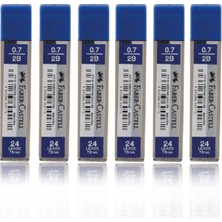 1001 Faber Castell 6 Tüp 75MM 2b 0.7 Kalem Ucu