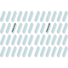 1001 Super Quick Shine 2 Yönlü Tampon, Yeşil 400/BEYAZ 4000 Grit, Çift Taraflı Manikür ve Pedikür