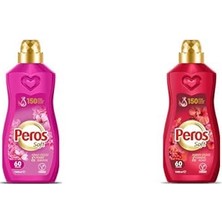 1001 Seti | Yumuşatıcı Gülün Büyüsü 1440 ml X1 + 1440 ml Amber Çiçeği & Sandal Ağacı X1