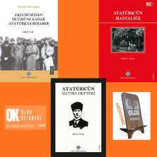 Türk Tarih Kurumu Erzurum'dan Ölümüne Kadar Atatürk'le Beraber - Atatürk'ün Hastalığı - Atatürk'ün Hatıra Defteri / 3 Kitap / Telefon Tutucu Hediye