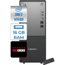 1001 Thinkcentre Neo 50T Gen 5 Intel® Core™ İ7-14700 16GB Ddr5 2tb SSD 4GB/RX550 WIN11HOME Mini Tower