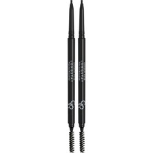 1001 Longstay Precise Browliner No: 103 - Asansörlü Suya Dayanıklı Kaş Kalemi (2 Paketi)