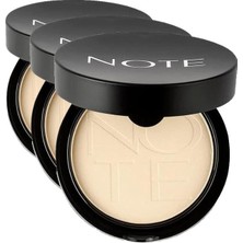 1001 Cosmetics Banana Setting Powder Mat Bitişli Makyaj Sabitleyici Pudra (3 Paketi)