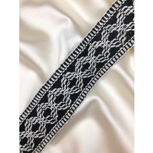 Ezel-In Tekstil Aksesuarları, Dekoratif Desenli Şerit, 50 Metre, KOD-P257