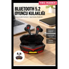 HBG Markt Işıklı Kablosuz Bluetooth Kulaklık Şarj Kutusu ile Yeni Nesil