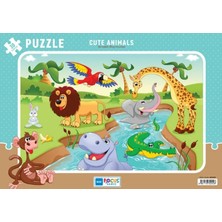 Blue Focus Blue Fus Cute Animals - Sevimli Hayvanlar Puzzle 30  Parça