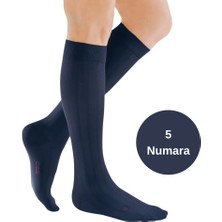 Bezos For Men Dizaltı Varis Çorabı - Ccl2 - Burnu Kapalı - Lacivert - 5 Numara