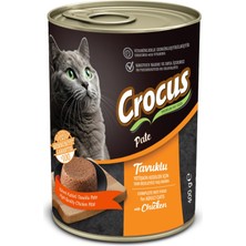 Crocus Yetişkin Kedi Tavuklu Pate Yaş Mama 400G