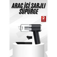 Hace Bazaar Yeni Nesil Mini Vakumlu Araç Süpürgesi El Süpürgesi Şarjlı