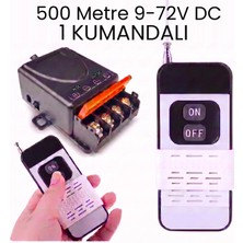 Lavat 500 Metre Uzaktan Kumandalı Röle Kutusu 433 Mhz Dc 12V, 24V, 36V, 48V 72V 1 Kumandalı