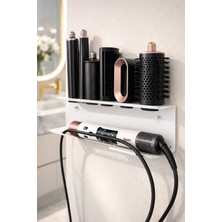 Venon Home Metal Beyaz Saç Makinesi Dyson Aparat Airwrap Multistyler Uyumlu Düzenleyici Stand Saç Makine Düzenleyici