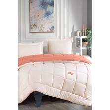 Elart Stone Comfort Uyku Seti Çift Kişilik (220x220 cm) Ekru-Tarçın