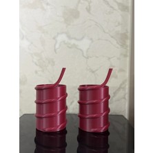 Pipetli Bardak - Siyah