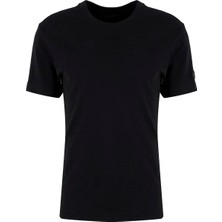 Brooks Brothers Siyah Erkek Bisiklet Yaka T-Shirt BBSS26MTS002