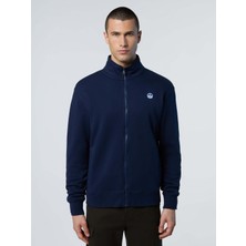 North Sails Regular Fit Tam Fermuarlı Pamuk Erkek Sweatshirt