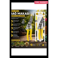 HBG Markt Çelik Ağızlı Bağ Makası Bahçe Budama Aleti