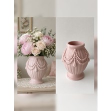 Vintage Dekoratif Vazo - Pembe