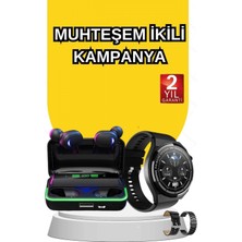 Hace Bazaar Yeni Nesil Akıllı Saat ve Bluetooth Kulaklık Titreşim Bildirimleri Uyku Takibi