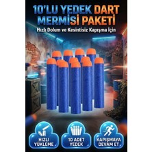 Farbu Oyuncak Kartela 10'lu Dart Mermisi 1703 – Yedek Oyuncak Tabanca Mermisi - Dart Oku