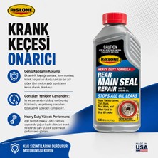 Rislone 500 ml Krank Keçesi Onarıcı Yağ Katkıları Sertleşmiş Contaları Yeniler