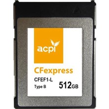 Acpı Cfexpress Type-B 512 GB Hafıza Kartı Cfef1-L Kutusuz Bulk