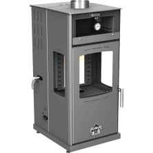 Baba's Stove SILVER PLUS 8 KW KUZİNE/ MANUEL PELET VE ODUN SOBASI