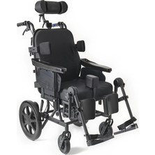 Baymedikal Comfort Plus Çok Fonksiyonlu Tilt Özellikli Tekerlekli Sandalye | Ayarlanabilir Konforlu DM-959-16