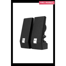 HBG Markt 1+1 Hoparlör Speaker Set USB Kablo 2.0 Multimedya 6W