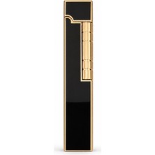 Vindiesel Siyah Gold Slim Soft Flame Metal Çakmak