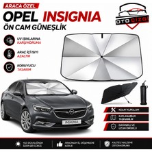 OtoÇizgi Opel Insignia Şemsiye Tip Ön Cam Güneşliği Katlanabilir Uv Korumalı Araç Cam Güneşlik