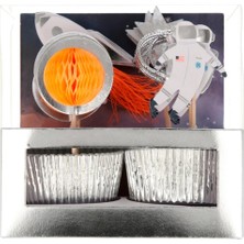 Meri Meri - Space Cupcake Kit - Uzay Cupcake Kiti -24lü