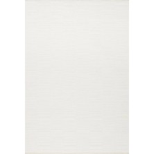 Eko Halı Mono Loop 01 White Sisal Görünümlü Bukleli Kaymaz Tabanlı Yıkanabilir Halı