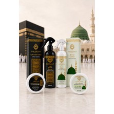 Takvasan Kabe ve Ravza Kokusu 4'lü Hediye Seti 400 ml Kabe Oda Kokusu, 400 ml Ravza Oda Kokusu, 20 ml Kabe ve Ravza Kokulu Nemlendirici Kremler