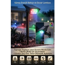 Saravita Güneş Enerjili Rgb Bahçe ve Duvar Lambası – 2 Farklı Montaj Seçeneği