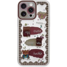 Ankaverse®  iPhone 14 Pro Max Kılıf Sweet Desenli Silikon Kapak - Şeffaf