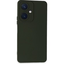 Ankaverse®  Vivo Y27 Kılıf Nano Içi Kadife Silikon - Koyu Yeşil