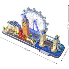 NW NessiWorld London City Line 3D Puzzle LED Işıklı
