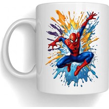 Bsb Spiderman Temalı Porselen Kupa Bardak Mug 103