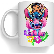Bsb Stitch Temalı Porselen Kupa Bardak Mug 107